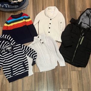5 pieces Lot Jacket sweaters GAP Kids size 4-5 boy clothes